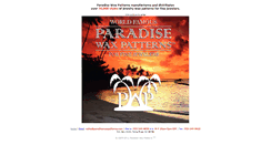 Desktop Screenshot of paradisewaxpatterns.com
